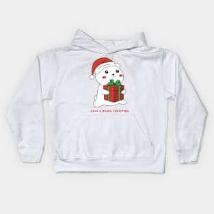 Christmas Polar Bear Kids Hoodie